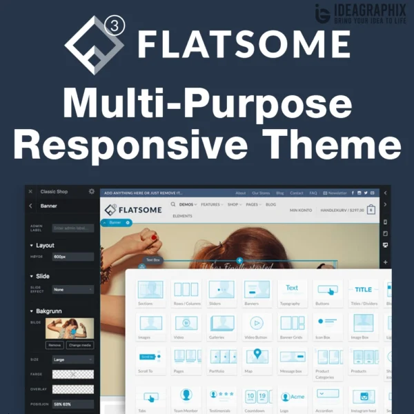 Flatsome Multi Purpose Responsive Wordpress WooCommerce Theme